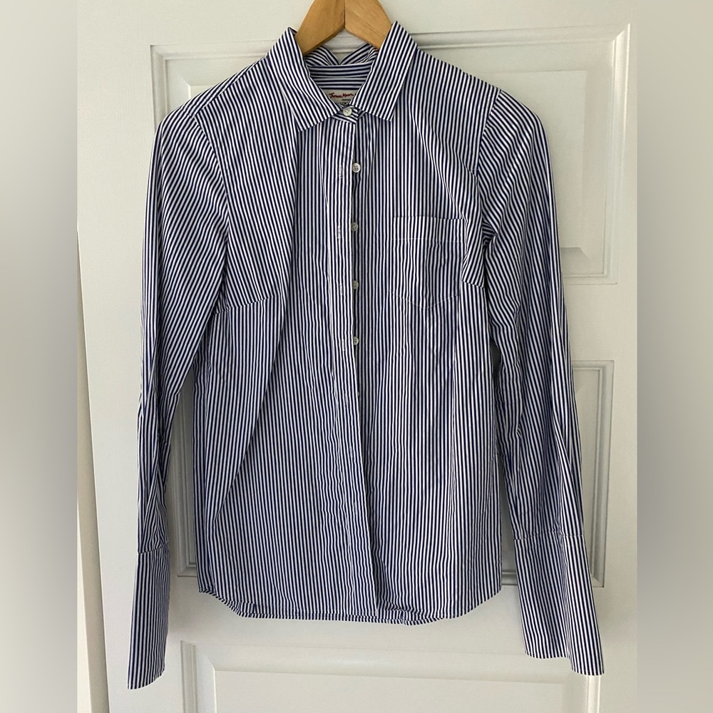 Thomas Mason for J. Crew - Women’s button down dress shirt, size Small